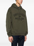 logo-embossed cotton hoodie